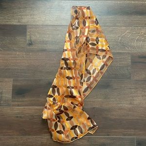VINTAGE patterned scarf